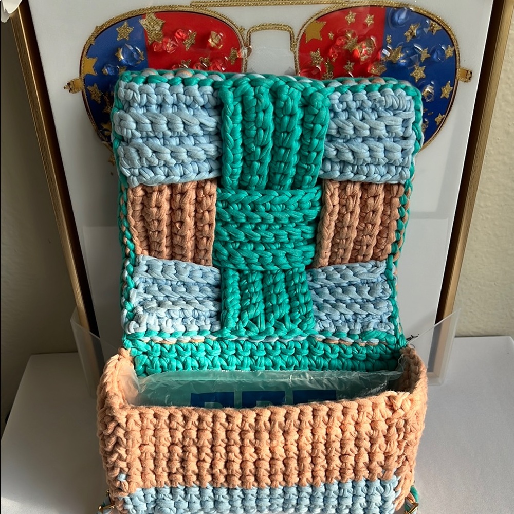 Handcrafted Multi Color Bag Mini Purse - Picture 9 of 17